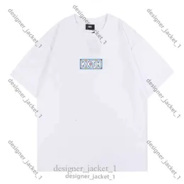 Уличная одежда Kith Trube Летняя футболка мужская дизайнер Kith Tshirt des Hommes Дизайнерская рубашка мужская дизайнерская футболка графическая футболка 7b48