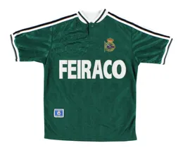 1999 2000 de CoruNa retro soccer jersey 99 00 Deportivo La Coruna VALERON MAKAAY bebeto BITINHO classic vintage football shirt Home away green third