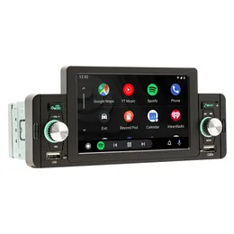 5 '' Carplay Radio Car Stereo Bluetooth MP5 Player Android-Auto Hands Free A2DP USB FM Audio System Unit 160W