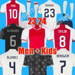 23 24 Akpom Soccer Jerseys Brobbey Bergwijn Taylor Berghuis Tadic Henderson Bergwun Marley Cruyff Lucca 2023 2024 Football Shirts Men Kids kids onmorms player player