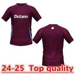 2024 25 Maglie da calcio Kit Kit Kit Home 2024 2025 Aston Villas Shirt da calcio Allenamento per i fan Versione giocatore Camisetas Mings McGinn Buendia Watkins Maillot Foot66