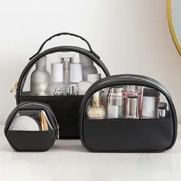 Aufbewahrungstaschen Nordische Mädchen Make -up -Tasche Frauen kosmetische Toilettenartikel Organisatoren große Kapazität Reißverschluss Reise Beutel Make -up -Koffer