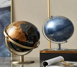 Craftsfigurines amp miniatury retro dekoracja lądowa mapa świata globe nowoczesne dekoracje domu geografia biuro biuro AC5522571