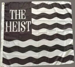 Custom The Heist Stripe Flags Retail Cheap 100 Polyester Banners Advertising Hanging Flying Indoor Outdoor 6073324