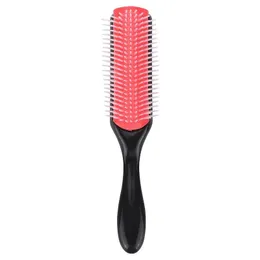 NEW 2024 9-Rows Detangling Hair Brush Denman Detangler Hairbrush Scalp Massager Straight Curly Wet Hair Comb for Women Men Home SalonHairbrush with Scalp Massager