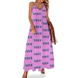 Casual Kleider Vice - Design und Farben ärmellose Kleiderzeremonie im Miami -Stil