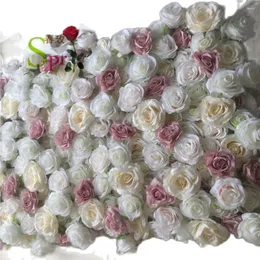 Flores decorativas SPR China suprimentos decoração de casa Rose PEONY Arranjo de seda Artificial Flower Wall Panel Cenário Decoração de Casamento