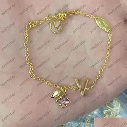 Pulseiras de charme pulseira de flores feminino jóias de trevo de diamante titânio 18K Jóias de designers de designers de ouro