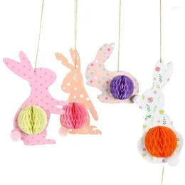 Garden Decorations N58C 4 Pieces/Set Easter Hanging Ornament 9.8x7.1Inch Presents For Friends Neighbours Creative Home Store Festival Dr DHHFB