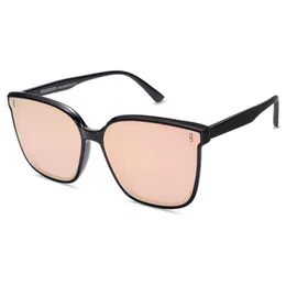 Asetat moda kedi göz yansıtılmış yarım jant sürüş gözlükleri bilgisayar gözlükleri kadın ve erkekler için büyük boy güneş gözlüğü gözlük