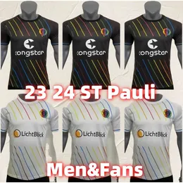 23 24 24 Mężczyzn fanów St Pauli Soccer Jerseys Becker 20 Irvine 7 Kyereh 17 Hartel 30 Smith 8 Paqarada 23 Medic