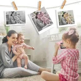 Dijital Kameralar Süper Sevimli Çocuk Kamera 1080p Video Çocuklar Eğitim Oyuncak Bebek Doğum Günü Ücretsiz Hediye