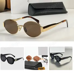 Occhiali da sole designer occhiali da sole ovali per donne occhiali da sole designer arc de trionfi occhiali da sole uomo lunghezze di metallo lunghezze causali designer sunglas retrò 943 4235 hg156