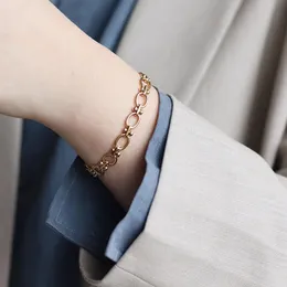 Amaiyllis Mode minimalistische Goldkette Ehepaar Armband