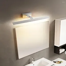 Стеновая лампа современный светодиод для туалетной ванной комнаты ванной комнаты щедрости вращающийся