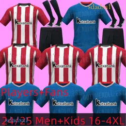 2024 2025 Bilbao Club Soccer Jerseys 23 24 Athletic Aduriz Guruzeta Williams Muniain Parredes Berenguer Ander Herrera Unai Simon O. Sancet Football Men and Kids