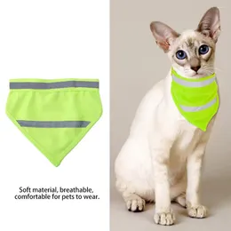 Dog Apparel Pet Fluorescent Triangular Bandage Puppy Cat Scarf Bandana Collar Bibs Neck Decor Dogs Cats Pets Accessories