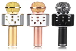 WS858 Wireless Microphone Hifi SpeakerBluetooth Condenser Magic Karaoke Microphone Phone Player Mic Speaker Record Music for IPhon7815315