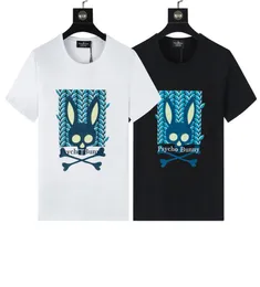 夏のメンズTシャツファッションデザイナー動物スカルスカルウサギプリントローグラビット半袖カジュアルTシャツ高品質の人気クルーN9526935