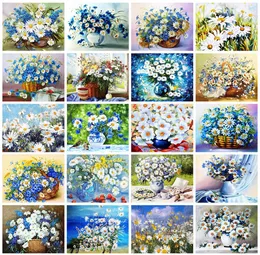 Evershine Full Square Diamond Painting Daisy 5d Diy Diamond Stickstummel Blume Mosaik Strass Home Decoration4560141