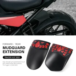 إكسسوارات الدراجات النارية الأمامية Mudguard Fender Extender Extensing Lugger for Yamaha Tracer 9 GT Tracer9 240509