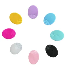 2024 Silicone Face Cleansing Brush Facial Deep Pore Skin Care Scrub Cleanser Tool New Mini Beauty Soft Deep Cleaning Exfoliatorfor silicone facial scrubber