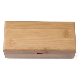 Holz Bambus quadratische handgefertigte Sonnenbrille Hülle Hülle Spektakel Brillenbox 240518