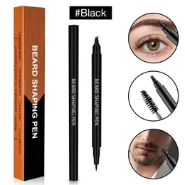 Novo 2024 barba caneta barbeiro lápis Facial Hair Styling Eybrow Tool Fool Repair Ferramentas para Colorir Impermeável Homem Cosméticos Porte Filler para Facial Facial