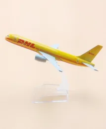 16 cm aluminiowy metal powietrza DHL B757 Airlines Model samolotu Boeing 757 Airways Stand Stand Diecast Aircraft Prezenty Y2001044148359