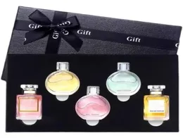 Lüks kadın parfüm hediye seti şansı yok beş 7mlx5 adet bayan büyüleyici deodorant hızlı gemi Noel hediyesi7828789