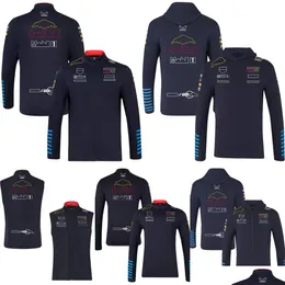 Aparel de motocicleta 2024 F1 F1 FL Com capuz Zip FormA 1 Team vinte anos comemora a jaqueta de camisa de moletom de novos racha