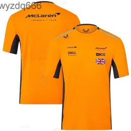 Mens camisetas Oscar Norris time de manga curta de tamanho curto McLaren Driver Piastri Racing Novos fãs T-shirt Tops Outdoor Lando Sports Hnei