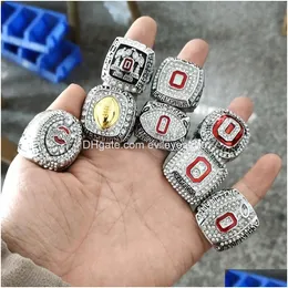2002 2008 2009 2014 Ohio State Buckeyes Championship Rings Bag Parts Drop Drop Delt Dhd2h
