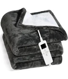 Winter Electric Blanket Heated Blankets Classic Warm Plush Quilt Flannel Quilts Single Double Home2542352