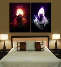 Anime Poster Baskı Uzumaki ve Uchiha Sasuke Canvas Ev Yatak Odası Dekor Dekor Duvar Sanatı Resmi Framed7037357