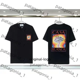 Koszula Casablanc moda T-koszulka Mężczyźni Projektanci Kobiety T-shirty odzież Tops Man's Casual Kesterka Luksusowe Luksusowe odzież Street Shorts Rękaw Casa Blanca Tshirt 2020