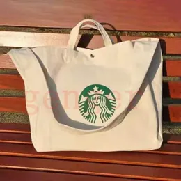 2020 Designer-Starbucks Messenger Schulter Mama Tasche Leinwand Freizeit Einkaufstaschen Großer Umhängetaschen Messenger Bagc42f# 281g