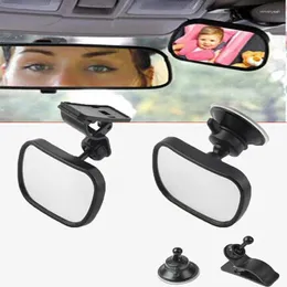 Acessórios para interiores 2 em 1 mini carro de segurança Back Back Sat Baby Mirror Monitor traseiro ajustável com o Suporte de Sucker Clip Sucker