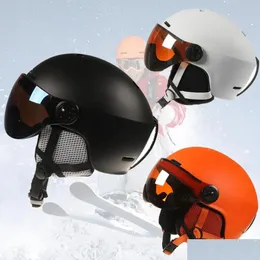 Лыжные шлемы Мужчины Женщины Зимние снежные спортивные велосипедные велосипеды.