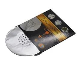 HoneyPuff 1 caixa redonda de alumínio de alumínio Diâmetro de papel de papelão 130 mm 003mm com orifícios Shisha chicha chicha bowl44457920