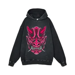 Men's Hoodies Sweatshirts Hannya KYOGEN Dragon SAMURAI HOODIE Jacket/Latest HOODIE Jacket J240518