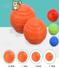 Pet Dogs Toys Indestrutível Chews Bolas de brinquedo com brinquedos interativos de cordas para cachorrinho de cachorro de cachorro grande bola sólida de borracha de borracha 6720135