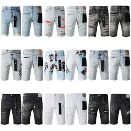 Мужские джинсовые шорты дизайнер джинсы джинсы Джин мода расстроенные рваные байкеры женские джинсы груз для мужчин черные брюки 6685yo