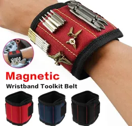 Инструменты упаковки магнитный браслет карманный карманный инструмент для ремня для пакета пакет держатель винтов с удерживанием браслетов практической сильной патрон