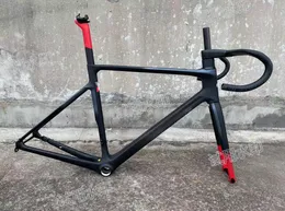 2024 Top Sale Full Carbon Bike Frameset Disc V4RS Cycling Frameset Black Grey T47 Taiwan Cycling Brame+Randebar+Seatpost 420-570 мм