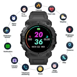 Y56 Smart Watch Touch Screen Fitness Tracker Smart Watch Men Monitor Heart Frence Smartwatch per Android iOS