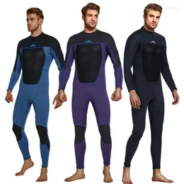 Damskie stroje kąpielowe SBART 3 mm nurkowe garnitur męski zagęszczony ciepły strój kąpielowy Neopren Neopren Neoprening i Surfing Ubrania