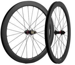 700C углеродного колеса 50 мм глубиной 25 мм шириной UD Matte Clistcher Disc Trable Road Cycling велосипедные колеса