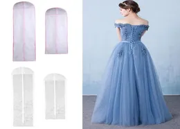 Сумки для хранения неткана для ткани свадебное платье платье пылепроницаемое покрытие свадебной пакетики с длинной одеждой Case4680079