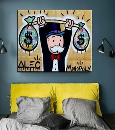 ALEC Monopoly Graffiti Handwerk Ölmalerei auf Leinwandquotheil